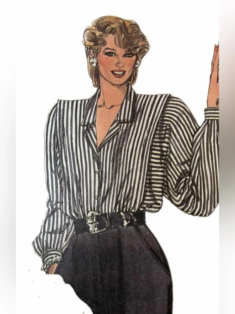 Vintage McCalls Women's Blouse Pattern uncut factory folded